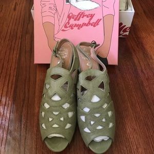 Jeffry Campbell stacked heel sandal